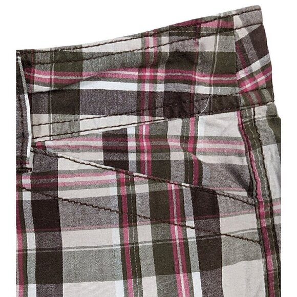 Dress Barn Plaid Bermuda Shorts Size 4 - Picture 4 of 8